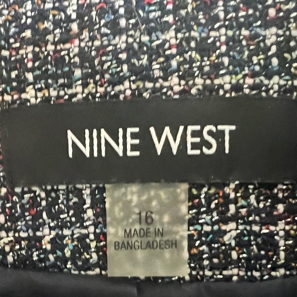 Nine West Metallic Multicolor Jacket With Tiers & Trim, 16 - Picture 10 of 12